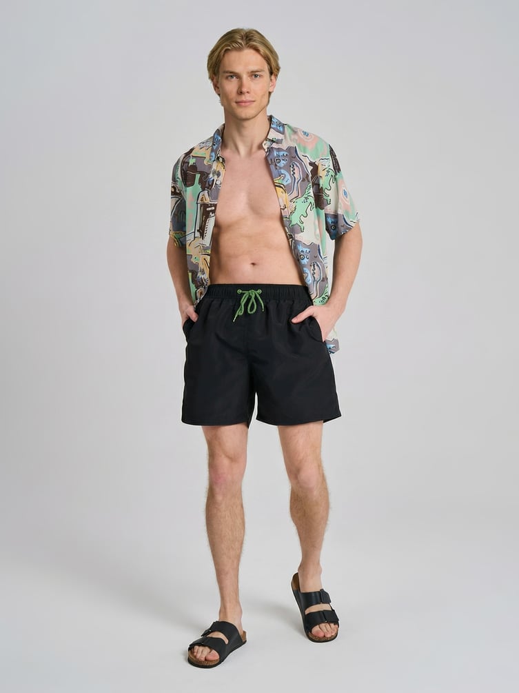 Шорты плавательные бордшорты